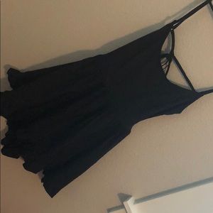 Little black dress with open back